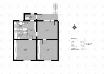 Mieszkanie 3 pok.+ 660 m2 działki