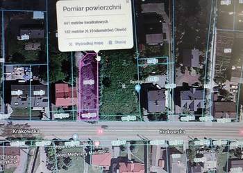 do wynajęcia działka w centrum Zabierzowa - ul.Krakowska