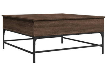 Stolik kawowy brązowy dąb 95x95x45 cm WM-3217068