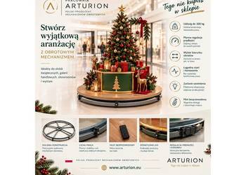 PODEST OBROTOWY - Obrotnica -napęd reklamy do 300 kg , 2 m , sterowanie