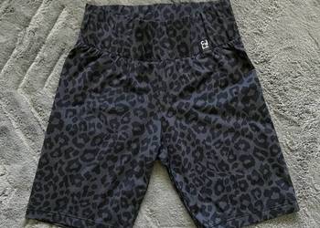 Nowe krótkie legginsy Calzedonia panterka getry S kolarki