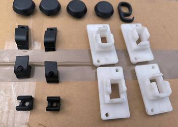 Polonez spinki plastiki polka bagażnik podstawa mocowanie zaślepki korbek