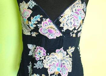 Bluzka - w kwiaty - 40 L biust 90 cm