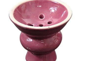 Cybuch do Shishy Hookah Bowl do Sziszy Ceramiczny Duży Jaśniejszy Czerwony