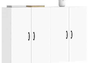 Wiszące szafki 2 szt. białe materiał drewnopochodny WM-3197881