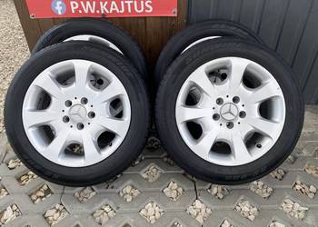 Koła aluminiowe 5x112 Opony Lato MERCEDES 205/55R16 StanBDB