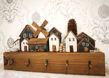 Wieszak na klucze dekoracja ścienna