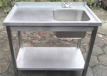 Zlew gastronomiczny 1-komorowy 100x60x85