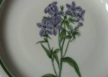 Talerzyki deserowe ręcznie malowane porcelana Bavaria Talerzyki deserowe ręcznie malowane porcelana Bavaria