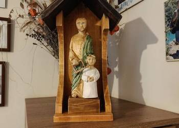 kapliczki figurki drewniane, św. Józef Franciszek