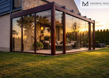 Zadaszenie z drewna i szkła | Producent | Na wymiar