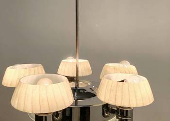 lampa wisząca sufitowa NAPAKO żyrandol szklany art Deco vintage lata 50-te