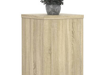 Podstawki pod doniczki 2 szt dąb sonoma 25x25x35 cm WM-852908