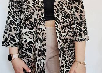 Cienka narzutka panterka