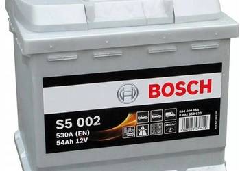 Akumulator 54Ah 530A BOSCH SILVER S5002 PRAWY PLUS Akumulator 54Ah 530A BOSCH SILVER S5002 PRAWY PLUS