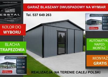 Garaż Blaszany RAL |Garaże Blaszane Na Wymiar |Wiata|Hala – ESSTAL-
