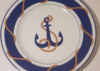 Patera talerz z kotwicą Karolina. PRL