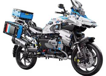 Klocki motocykl BMW R1250 GS 2369-elem 47cm ogromny zestaw kultowego motoru