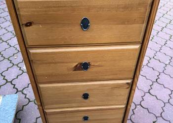 Szafka słupek Leksvik szuflady komoda Ikea regał