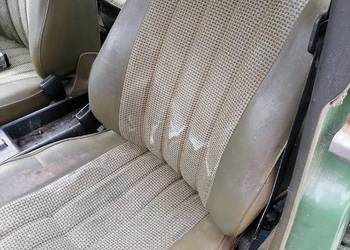 Mercedes w123 Pierwsza Seria 77r. Beczka Wnętrze Fotele Tapicerka Kokpit