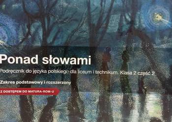 Ponad słowami polski szkolne księgarnia Warszawa Praga