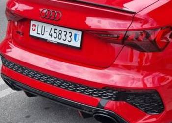 Audi A3 S3 8V Sedan Sportback Dokładka Zderzaka Tylnego Dyfuzor na 2 Rury