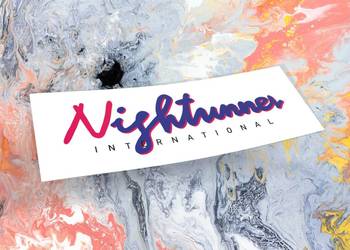 Naklejka K13 + NIGHTRUNNER 12 x 4 cm drift slap #3