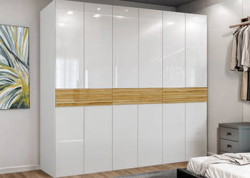 Szafa, garderoba MASSIMO - szuflady z organizerami + szuflady na obuwie