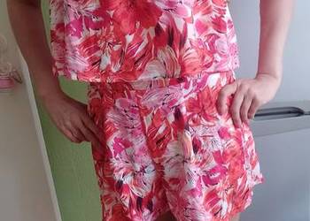 (44/XXL) Shein) Zestaw letni: szorty+ top, komplet plażowy, NOWY