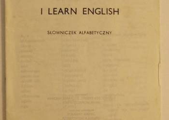 I LEARN ENGLISH SŁOWNICZEK ALFABETYCZNY