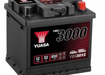 Akumulator Yuasa Standard 12V 52Ah 450A Prawy Plus
