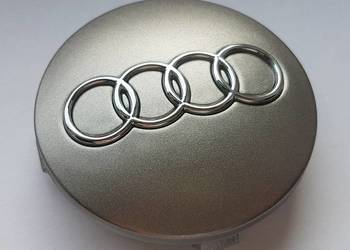 dekielki AUDI 60mm ASO dekle 4szt szare oryginalne