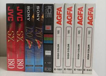 Kasety VHS nowe zafoliowane