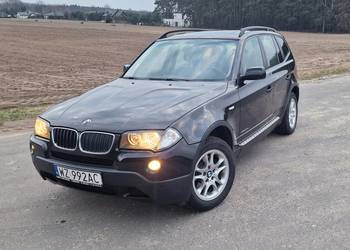 BMW X3 2.0d xDrive 2008r. PDC Skóra Automat Sprawna Prywatnie Łódź