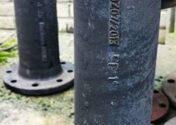 Króciec żeliwny FF fi 80, fi100 i fi 150, L=300, L=500 itd.