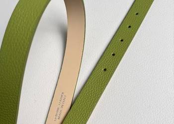 Pasek lupo zielony skóra