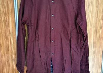 Jack & Jones koszula bordowa r.M