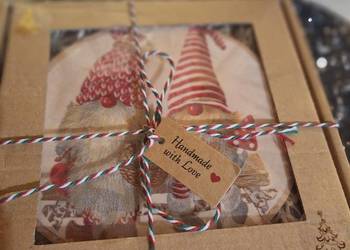 Podstawka skrzaty świąteczne