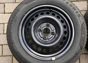 Koła Honda Civic VII Jazz 4x100 et:45 Crx opony zimowe imperial 195/60/15 2