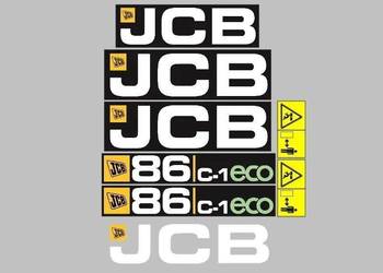 Naklejki oklejenie naklejka JCB 86 C-1 ECO Zamiennik