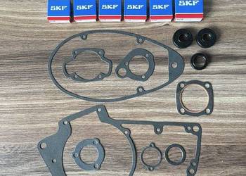 NOWY KOMPLET ŁOŻYSKA SKF USZCZELNIACZE USZCZELKI WSK 125 WFM M06 KRYNGIELIT NOWY KOMPLET ŁOŻYSKA SKF USZCZELNIACZE USZCZELKI WSK 125 WFM M06 KRYNGIELIT