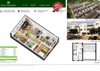 Sprzedam mieszkanie Tarnów Skrzyszowska 48.95m2 3 pokoje