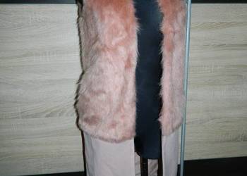 Używany, Missguided kamizelka płaszczyk futerko roz 34/36 na sprzedaż  Trzebinia