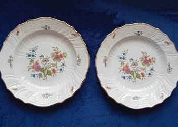 Dwa talerze głębokie Hutschenreuther, fason Dresden. Sygn. stos. od 1969r.