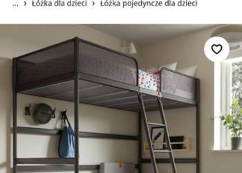 Łóżko na andresoli