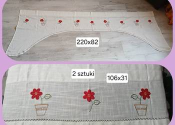 Komplet zasłonek komplet zazdrostek