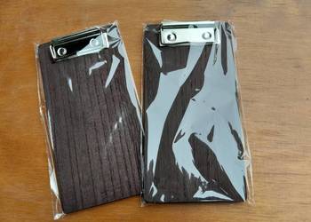 Drewniany clipboard deska z klipsem 20x10 zestaw 3 sztuki nowe outlet
