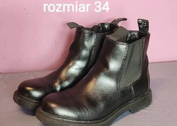 Sztyblety do jazdy konnej - rozmiar 34 - czarne