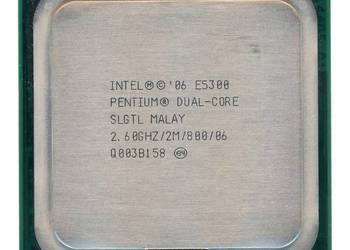 INTEL PENTIUM DUAL CORE E5300 2.6GHz SLGTL LGA775
