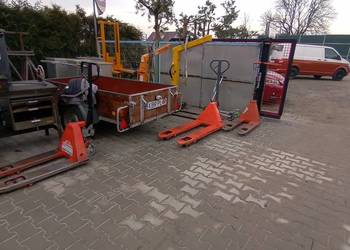 paleciaki krótkie;wózek magazynowy